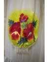 Rochie cu volane si pictura 