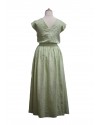 Rochie lunga in brodat