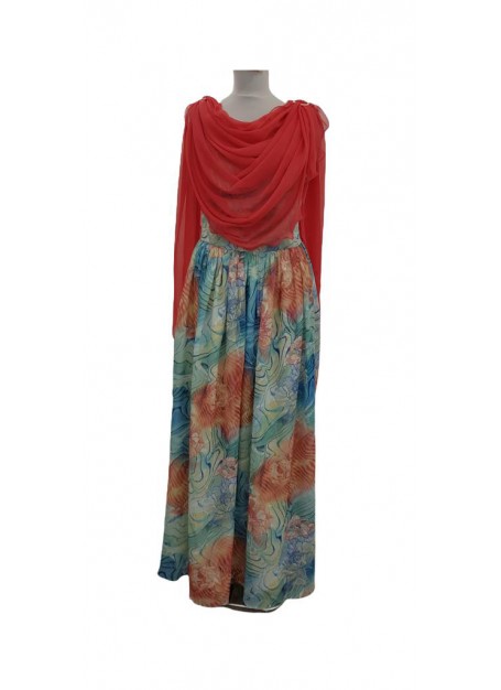 Rochie gala cu imprimeu, unicat