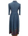 Rochie blug cu broderie 