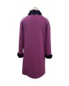 Palton raglan cu aplicatii, unicat