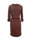 Pardesiu/rochie caramiziu