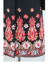 Pardesiu dama stofa negru, cu broderie, unicat Pardesiu dama stofa negru, cu broderie, unicat